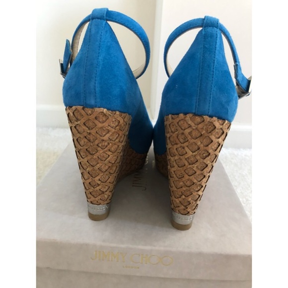 Jimmy Choo sandals. Blue. Size 36.5. New! - Picture 3 of 5
